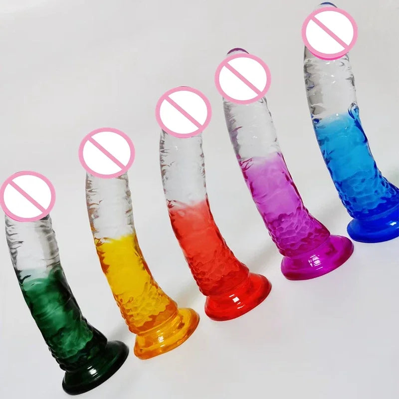 22cm Realistic Dildo Powerful suction cup Adult games Huge Penis Big dick Female Masturbation Device Erotic Sex Toys for Couple