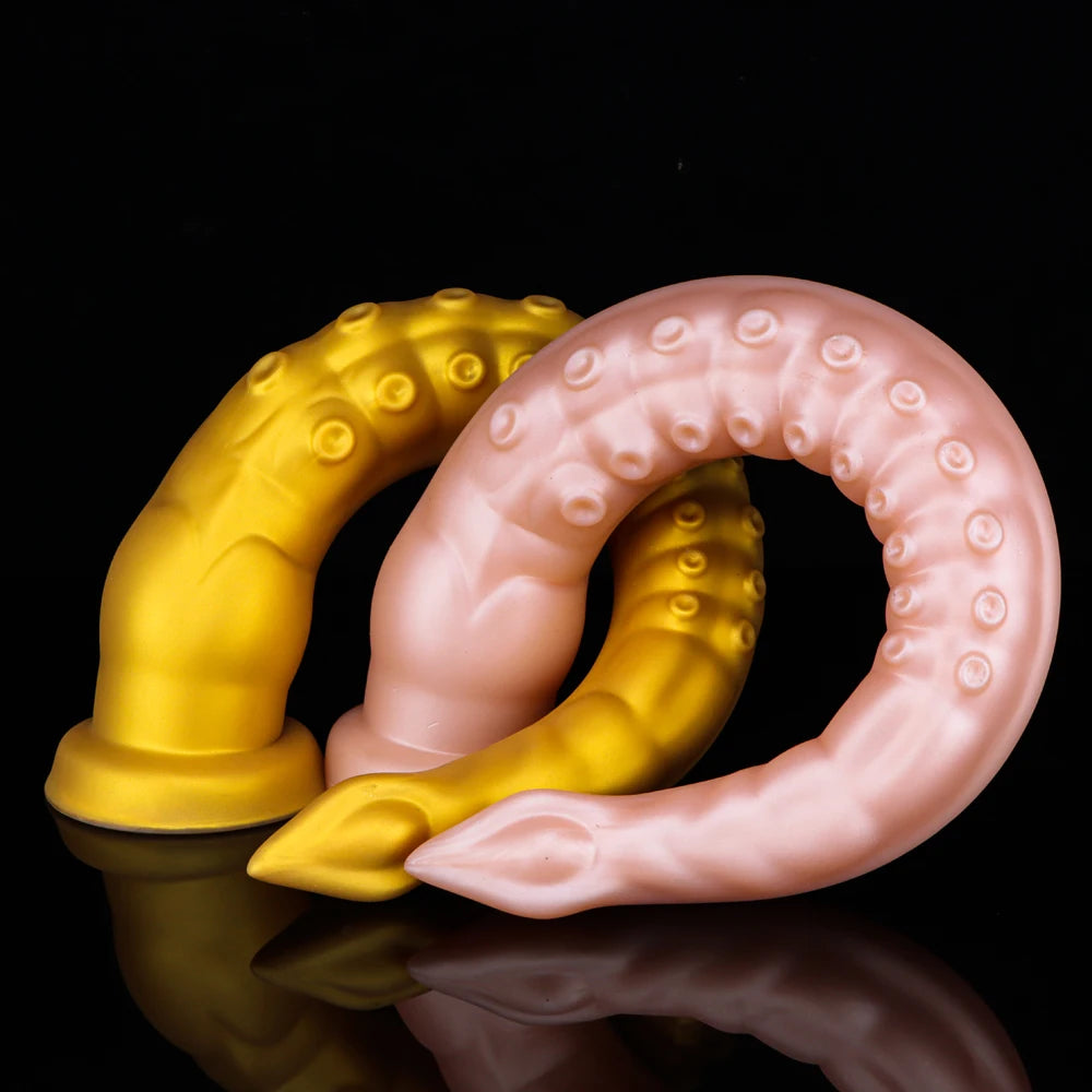 22inch Long Anal Plugs Tentacle Huge ButtPlug Liquid Silicone Soft Anal Dildos with Suction Cup Prostate Massage Anal Sex Toys