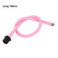 25 to 200cm Long Pink Douche Silicone Enema Syringe Anal Shower Cleaning Head Anal Beads Butt Plug Nozzle Tip Attachment Gay