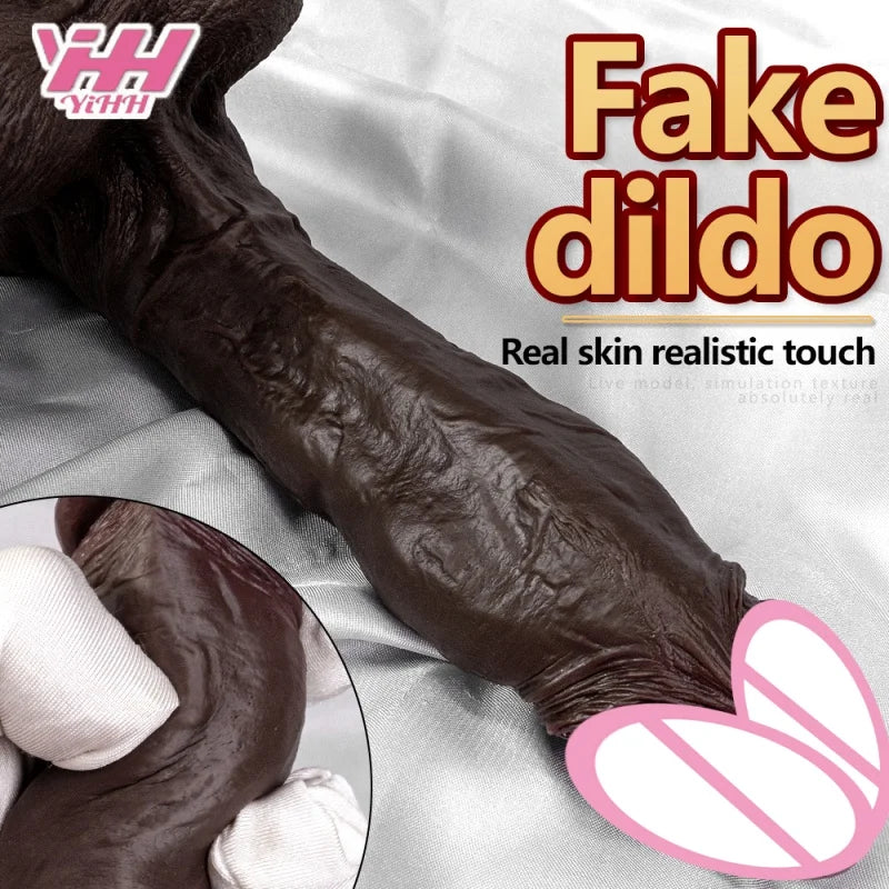 28.5cm Realistic Dildo Hands-Free Strong Sucker Huge Big Dildos Anal Plug Silicone Big Penis Sex Toy For Woman Sex Shop Adult 18