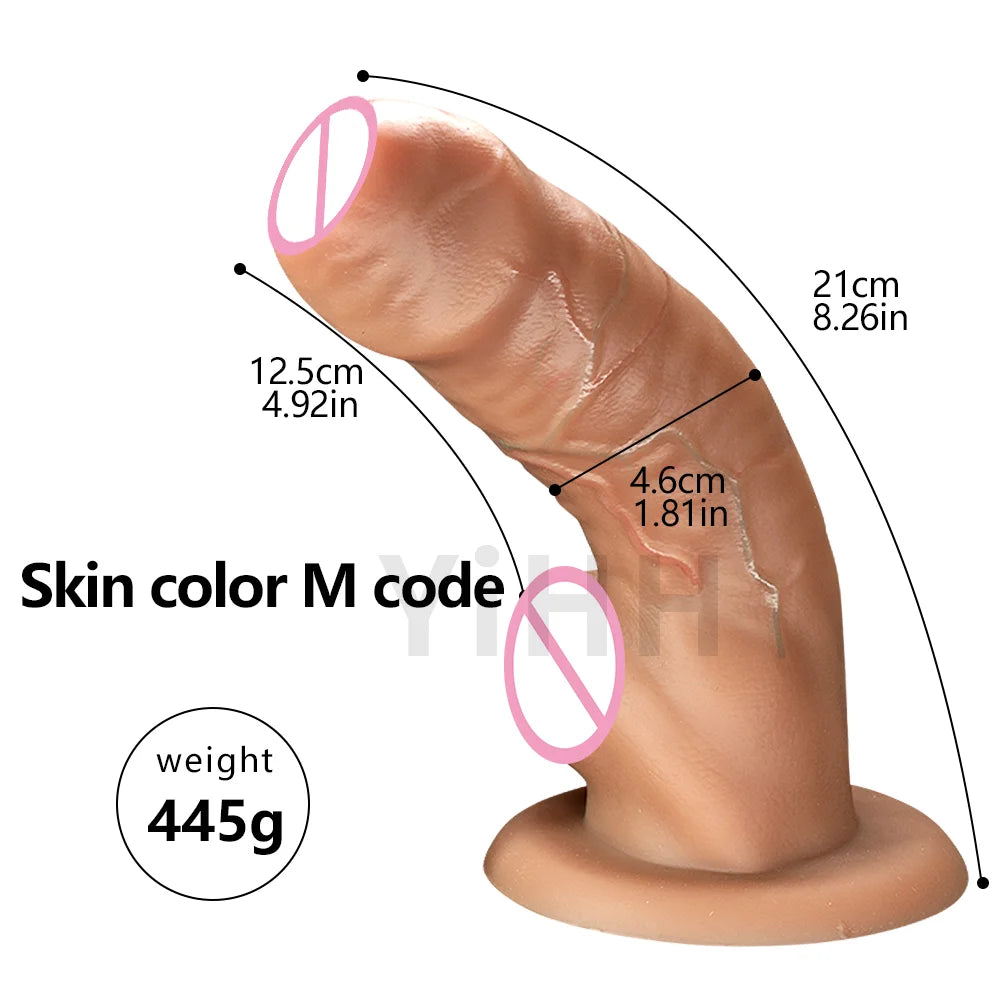 28.5cm Realistic Dildo Hands-Free Strong Sucker Huge Big Dildos Anal Plug Silicone Big Penis Sex Toy For Woman Sex Shop Adult 18