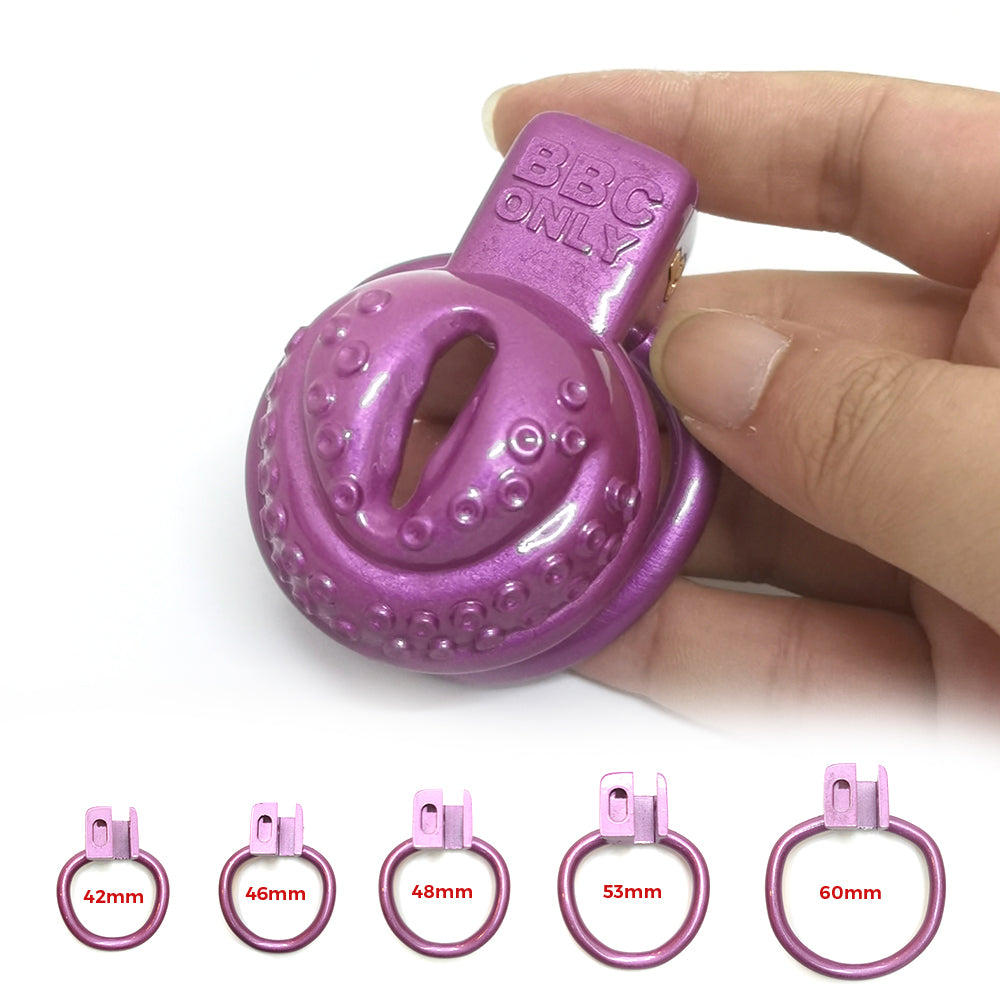 Octopus Purple Pussy Vaginal BBC Chastity Cage – GXLOCK Store