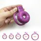 Purple SWEETY Donut Male Small Chastity Cock Cage