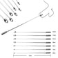 3/7pcs Stainless Steel Male Long Penis Plug Urethral Dilator Catheter Sounding Horse Eye Stimulation Insert Plug Sex Toy for Men