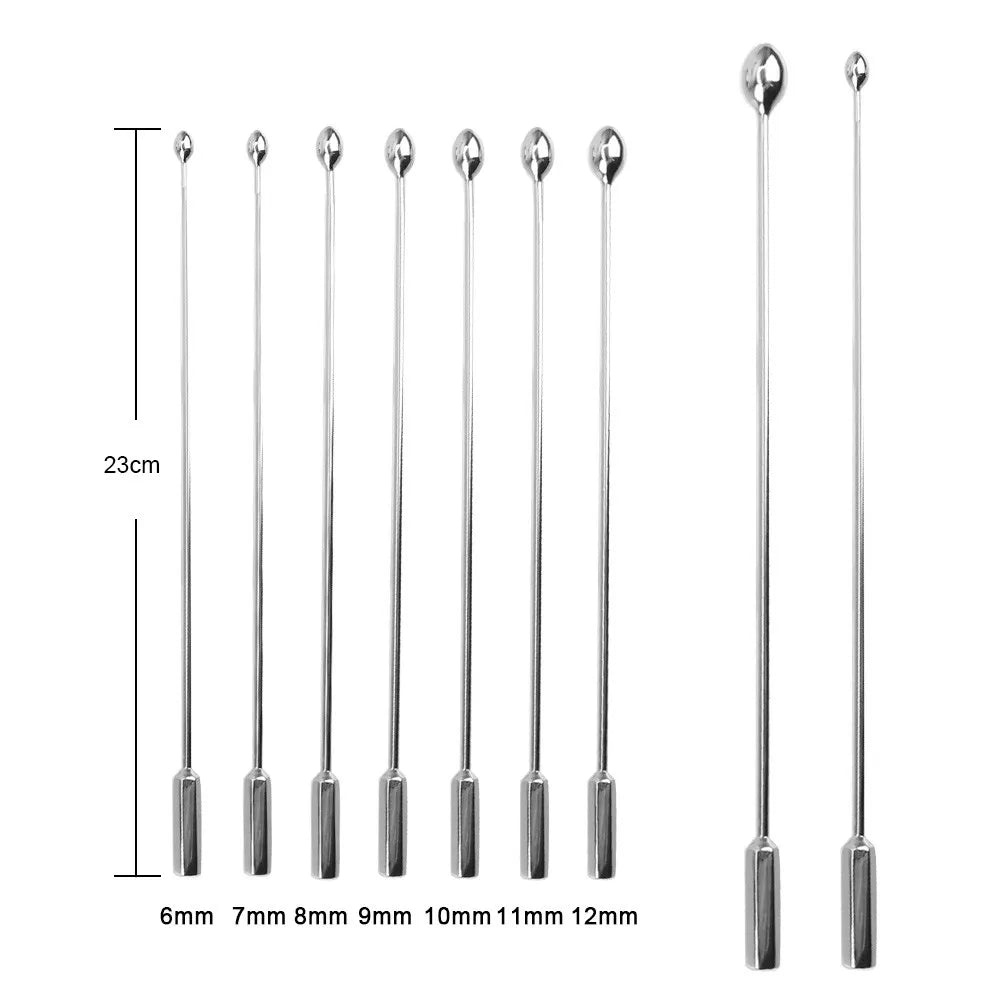 3/7pcs Stainless Steel Male Long Penis Plug Urethral Dilator Catheter Sounding Horse Eye Stimulation Insert Plug Sex Toy for Men