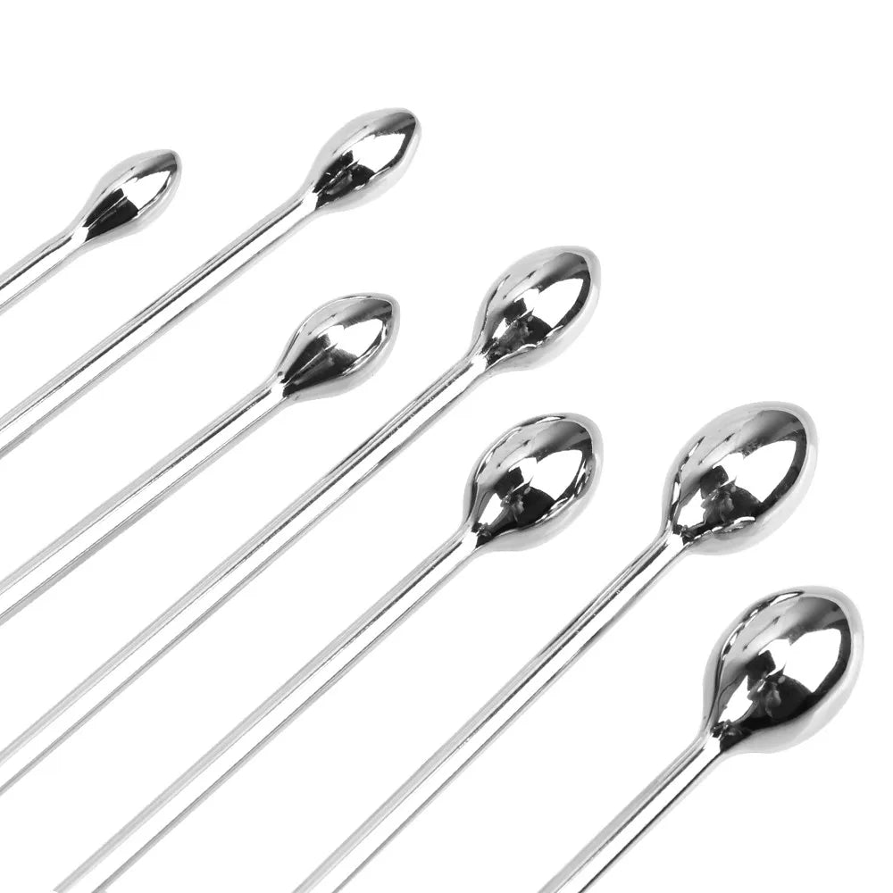 3/7pcs Stainless Steel Male Long Penis Plug Urethral Dilator Catheter Sounding Horse Eye Stimulation Insert Plug Sex Toy for Men