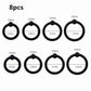 3-8 PCS Men's Silicone Cock Ring Erection Ring for Ejaculation Delay Sex Toys for Men Couples Clitoris Stimulator Penis Ring