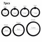 3-8 PCS Men's Silicone Cock Ring Erection Ring for Ejaculation Delay Sex Toys for Men Couples Clitoris Stimulator Penis Ring