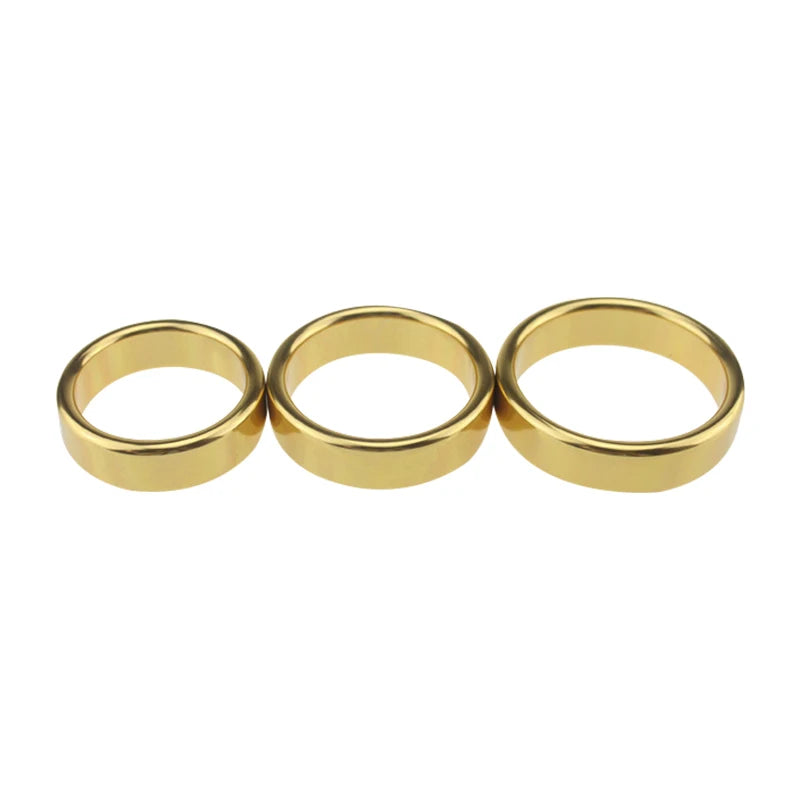 3 Dia for choose 5 colorful metal male erection penis cock Ring delay time lock bondage SM Sex Toy for men
