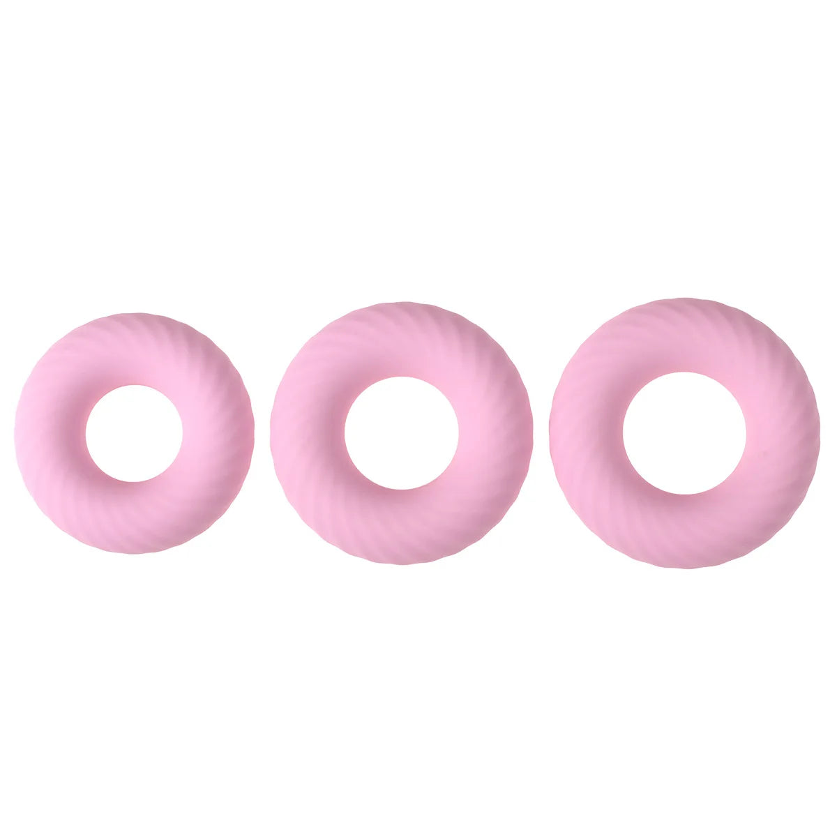 3 Pcs/Set Macaron Cock Ring Delay Ejaculation Adult Toys For Men Dick Enlargement Silicone Penis Ring Sex Toys Stronger Erection