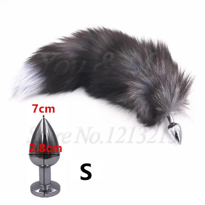 3 Size Fox Tail BDSM Anal Plug GXLOCK Store 3 Size Fox Tail BDSM Anal Plug GXLOCK Store