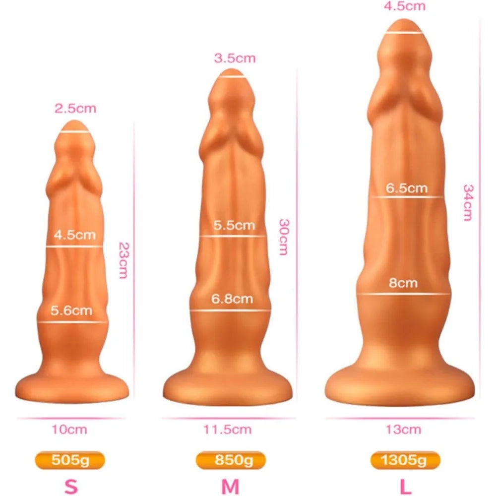 3 Size Waterproof Silicone Anal Plug Adult Sex Toy for Men Women Female Vaginal Dildo Prostatic Stimulation Anal Dilator Sex Toy