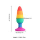 3 Size silicone butt plug unisex sexo rolha  adulto brinquedos do sexo para homens/mulheres treinador anal para casais