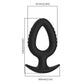 3 Sizes Anal Plug Sex Toys Soft Silicone Erotic Massager Stimulator Butt Plug for Women Dilating Analplugs for Posterior Chamber