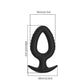 3 Sizes Anal Plug Sex Toys Soft Silicone Erotic Massager Stimulator Butt Plug for Women Dilating Analplugs for Posterior Chamber