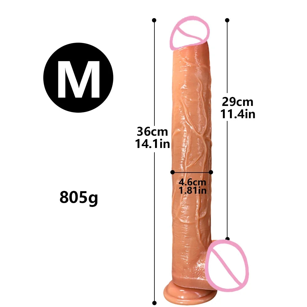 3 Sizes Realistic Large Dildo Silicone Super Big Penis Adult Products Sex Toys For Woman Men Long Anal Sex Toys Dick Suction Cup