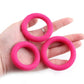 3 Sizes Silicone Cock Rings Male Delay Ejaculation Penis Lasting Erection Scrotum Testis Restraint Adult Game Sex Toys For Men
