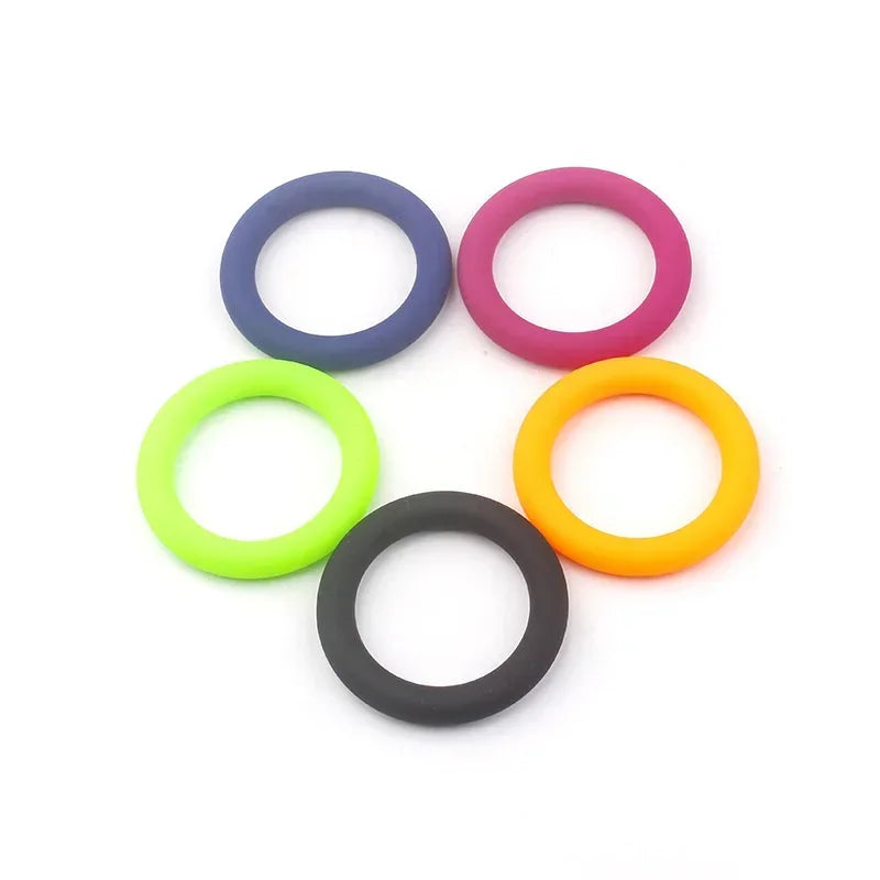 3 Sizes Silicone Cock Rings Male Delay Ejaculation Penis Lasting Erection Scrotum Testis Restraint Adult Game Sex Toys For Men