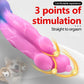 3 heads in 1 Dildo Butt Plug Thick Penises With Suction Cup Adult Sex Toys For Women Huge Cock Anal Plug Female Masturbation