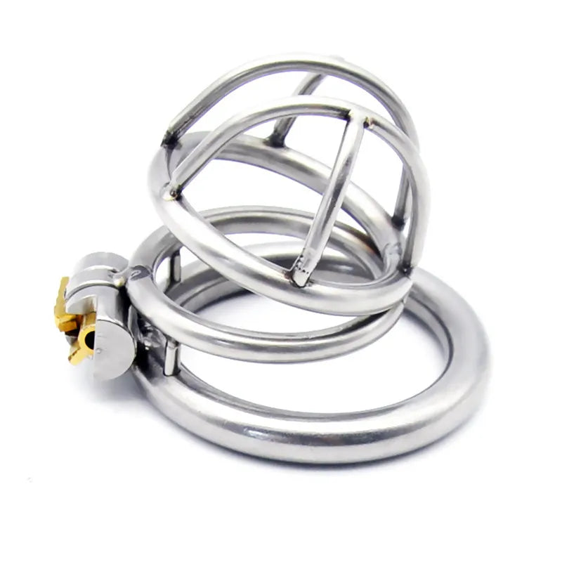 304 Stainless Steel 3 Size Bird Cock Cage Lock Adult Game Metal Male Chastity Belt Device Penis Ring Sex Toys for Men