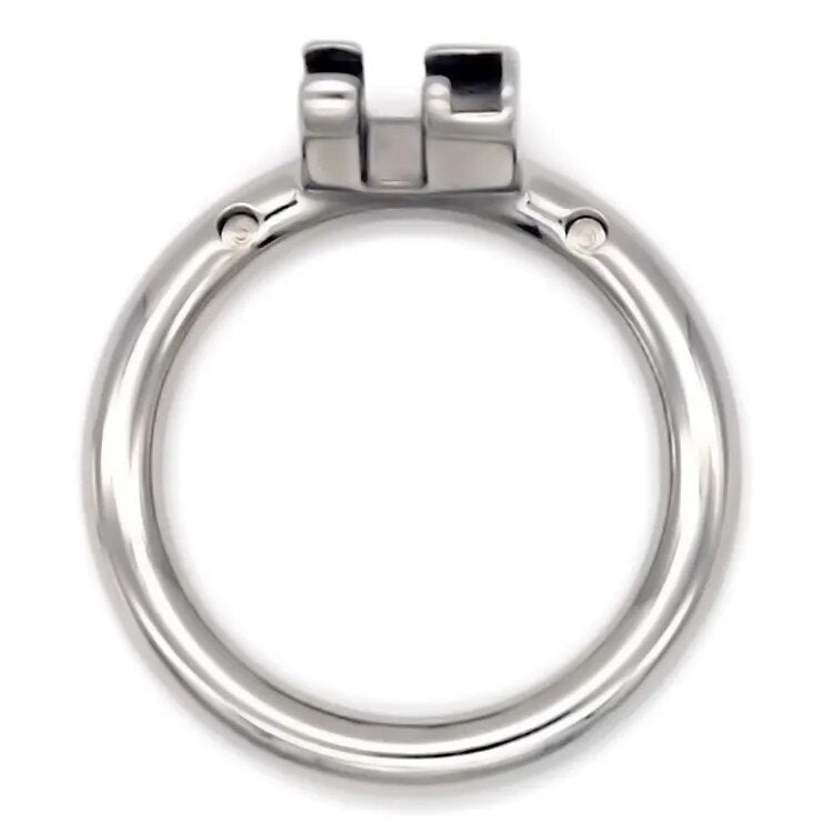 Stainless Steel Male Strap on Mini Chastity Device