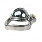 Stainless Steel Male Strap on Mini Chastity Device