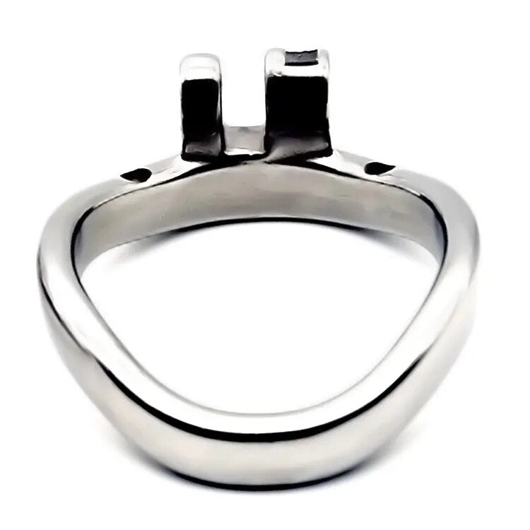 Stainless Steel Male Strap on Mini Chastity Device