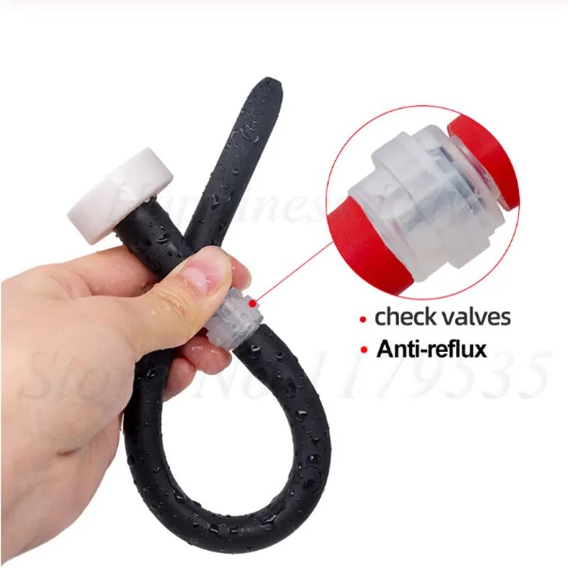 30cm Anal Cleaning Hose With Anti-backflow