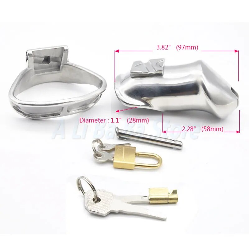 316 Stainless Steel Male Chastity Device