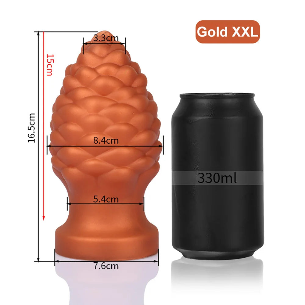 34-84mm Anal Plug Dildo Buttplug Sex Toys For Women/Men Masturbators Big Anal Toy Silicone Soft Butt Plug Anus Beads Sex Shop