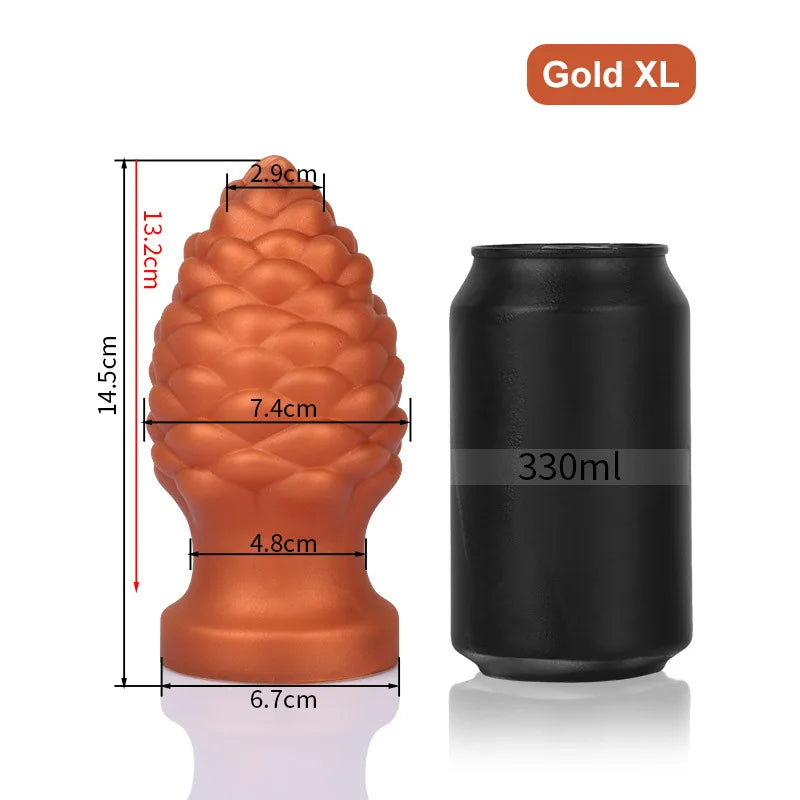 34-84mm Anal Plug Dildo Buttplug Sex Toys For Women/Men Masturbators Big Anal Toy Silicone Soft Butt Plug Anus Beads Sex Shop