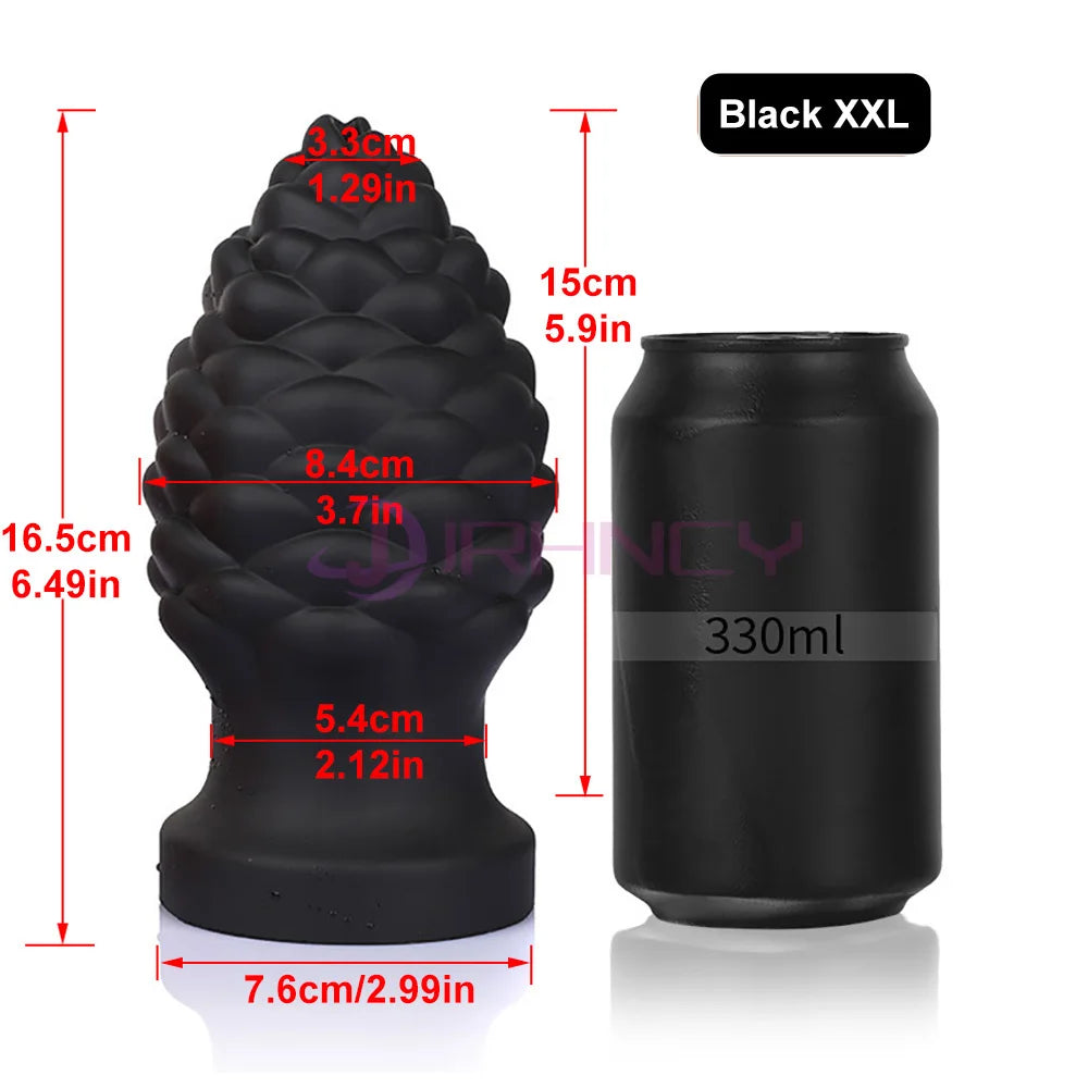 34-84mm Anal Plug Dildo Buttplug Sex Toys For Women/Men Masturbators Big Anal Toy Silicone Soft Butt Plug Anus Beads Sex Shop