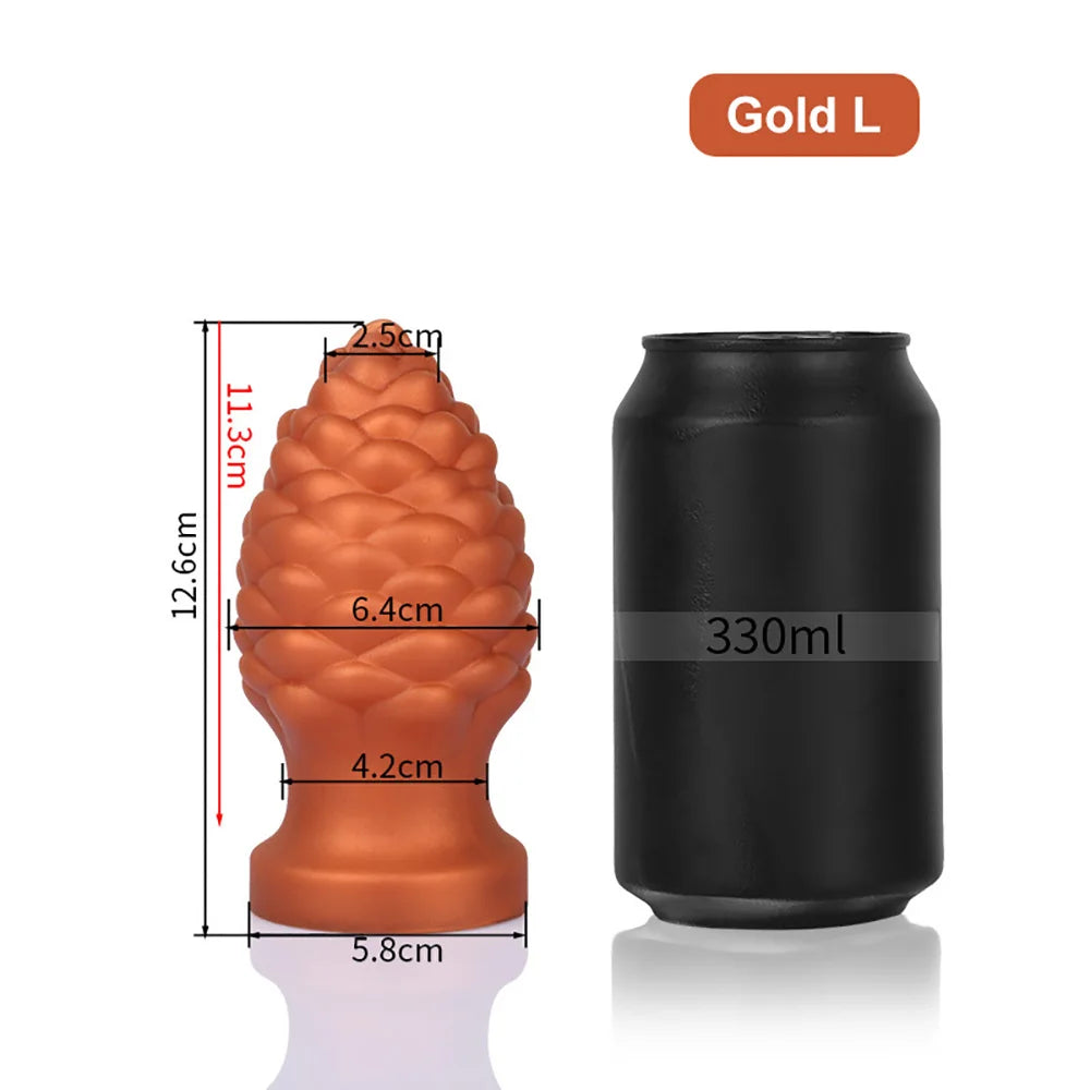 34-84mm Anal Plug Dildo Buttplug Sex Toys For Women/Men Masturbators Big Anal Toy Silicone Soft Butt Plug Anus Beads Sex Shop