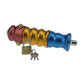 343g Colorful metal locking retractable anus beads heavy anal butt plug masturbation sm erotic duty sex toy adult products