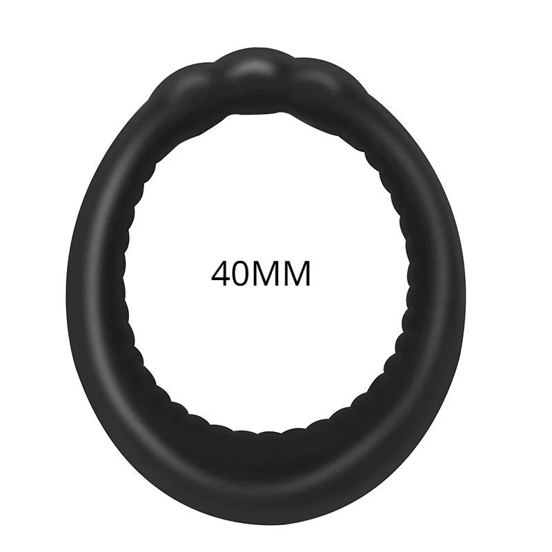 34mm/40mm/46mm Penis Ring Penis Trainer Delayed Ejaculation High Elasticity Durable Erection Ring Sex Toys For Men