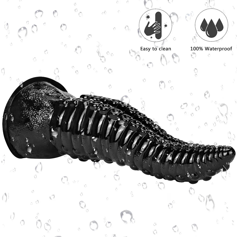 35.5*9.7cm Huge Dildo Anal Plug Octopus Tentacle Monster Artificial Penis Suction Cup Dildo Anal Sex Toys For Women Men Lesbian