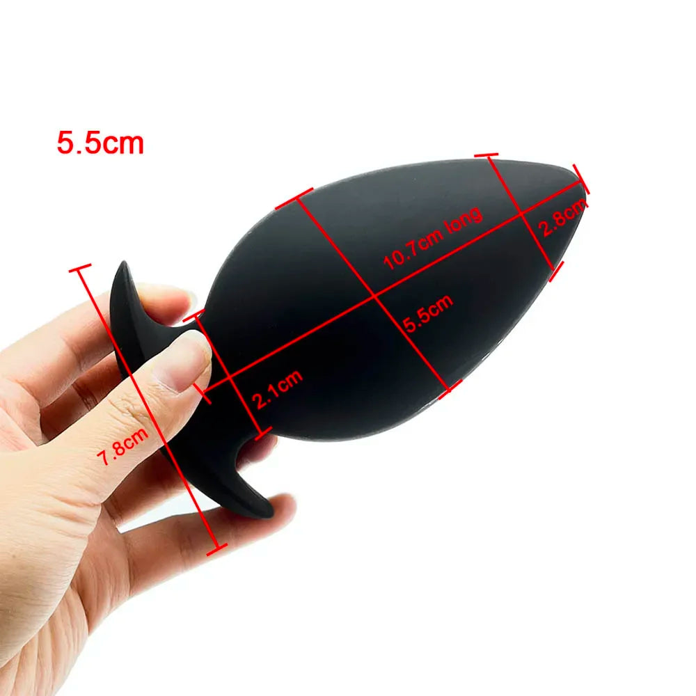 35-80mm Huge Anal Plug Anchor Base Silicone Anal Dilation Training Fisting Big ButtPlug for Man Prostate Massage Anal Sex Toy