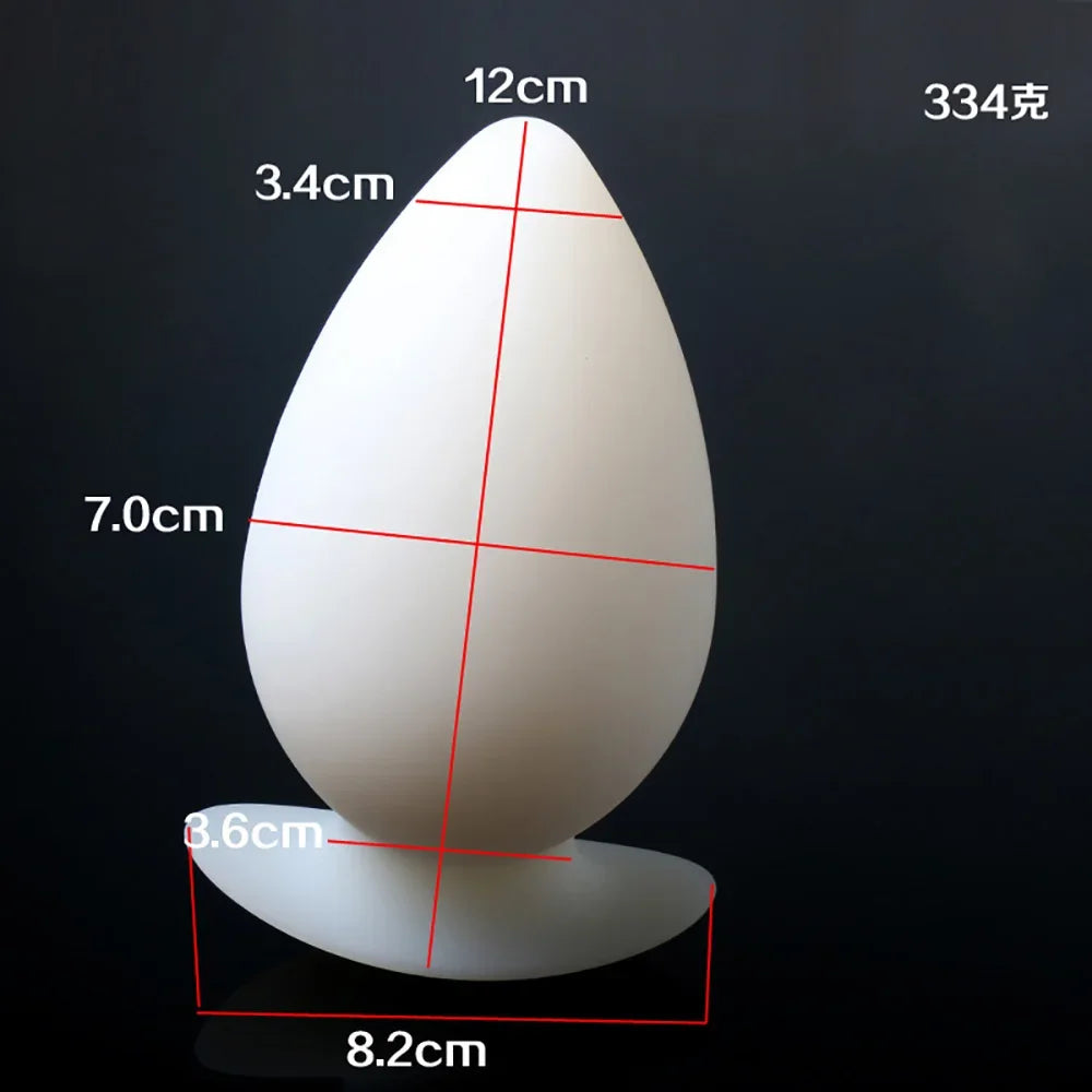 35-80mm Huge Anal Plug Anchor Base Silicone Anal Dilation Training Fisting Big ButtPlug for Man Prostate Massage Anal Sex Toy