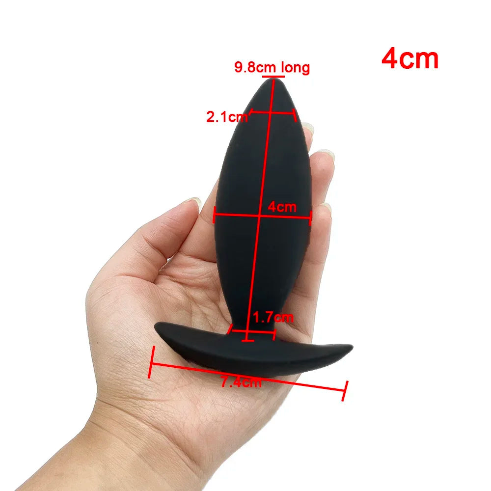 35-80mm Huge Anal Plug Anchor Base Silicone Anal Dilation Training Fisting Big ButtPlug for Man Prostate Massage Anal Sex Toy