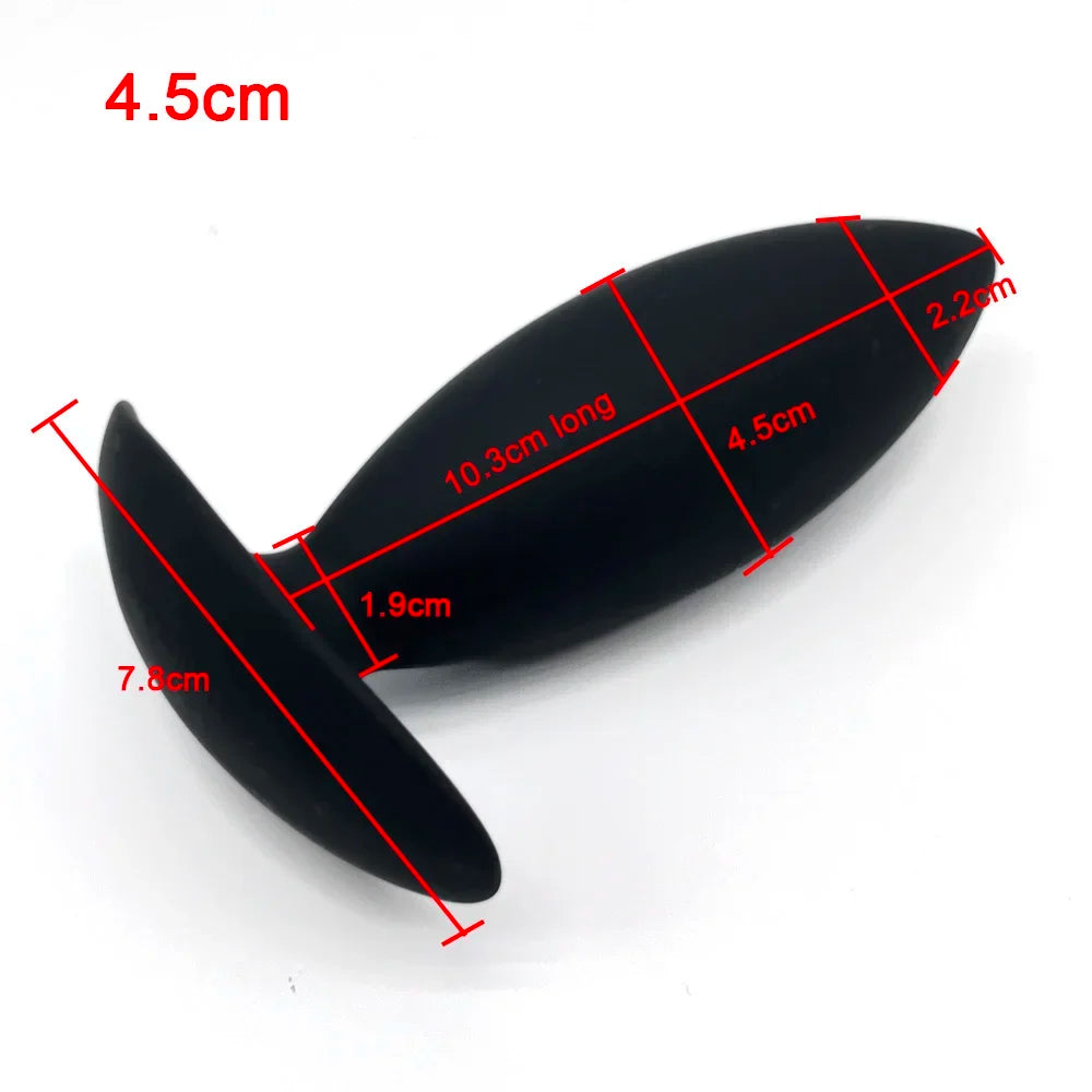 35-80mm Huge Anal Plug Anchor Base Silicone Anal Dilation Training Fisting Big ButtPlug for Man Prostate Massage Anal Sex Toy