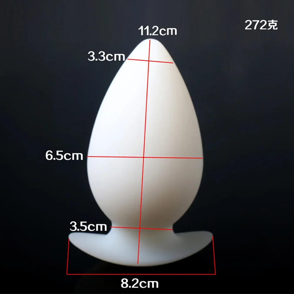 35-80mm Huge Anal Plug Anchor Base Silicone Anal Dilation Training Fisting Big ButtPlug for Man Prostate Massage Anal Sex Toy