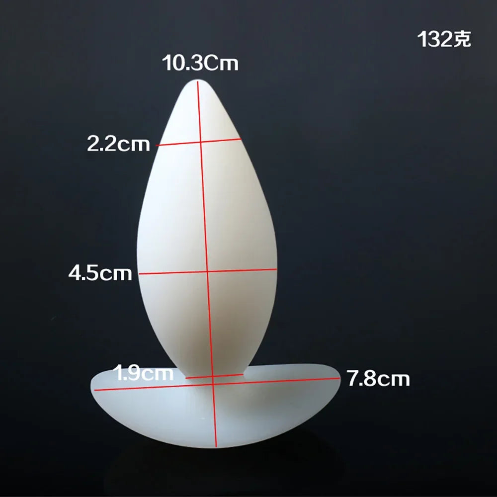 35-80mm Huge Anal Plug Anchor Base Silicone Anal Dilation Training Fisting Big ButtPlug for Man Prostate Massage Anal Sex Toy