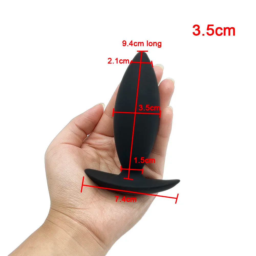 35-80mm Huge Anal Plug Anchor Base Silicone Anal Dilation Training Fisting Big ButtPlug for Man Prostate Massage Anal Sex Toy