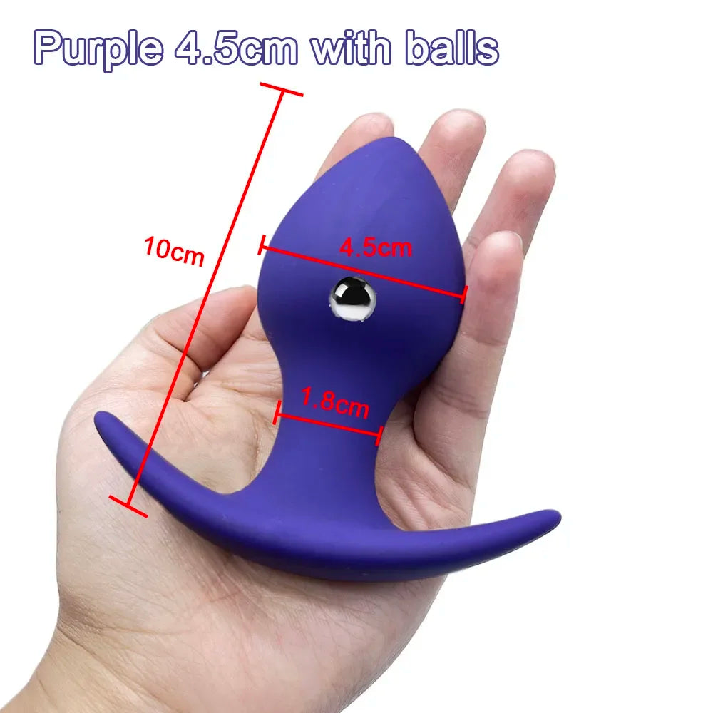 35-80mm Huge Anal Plug Anchor Base Silicone Anal Dilation Training Fisting Big ButtPlug for Man Prostate Massage Anal Sex Toy