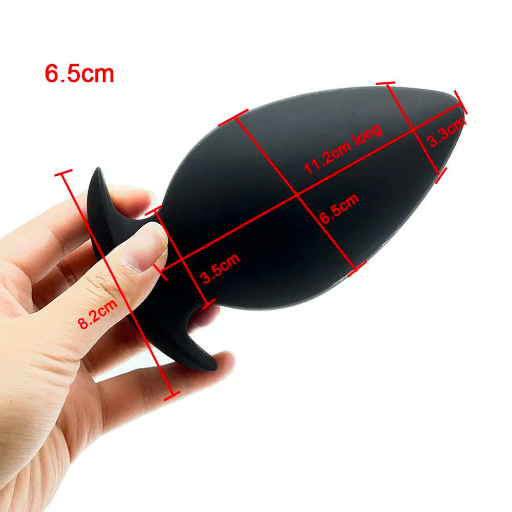 35-80mm Huge Anal Plug Anchor Base Silicone Anal Dilation Training Fisting Big ButtPlug for Man Prostate Massage Anal Sex Toy