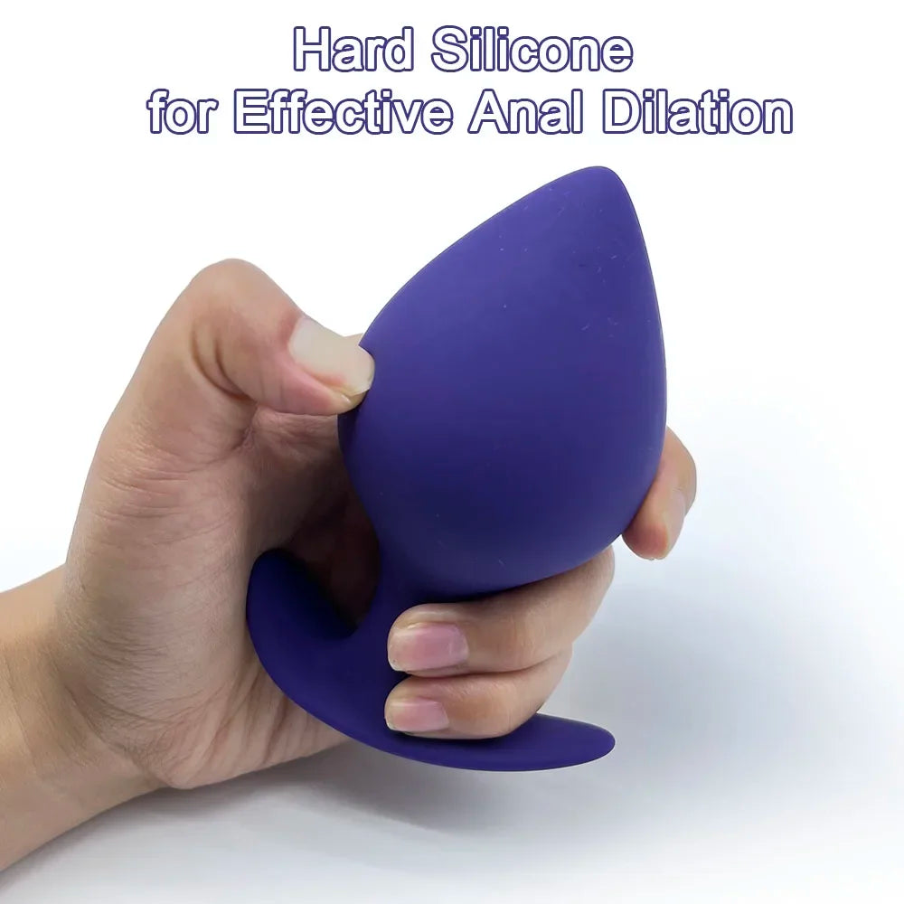 35-80mm Huge Anal Plug Anchor Base Silicone Anal Dilation Training Fisting Big ButtPlug for Man Prostate Massage Anal Sex Toy