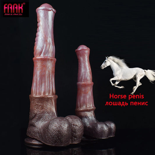 35cm Long Horse Dildo Large Realistic dildo Female Masturbators Silicone Anal Plug Sex Toys for Women FAAK Fake Penis Sex Shop