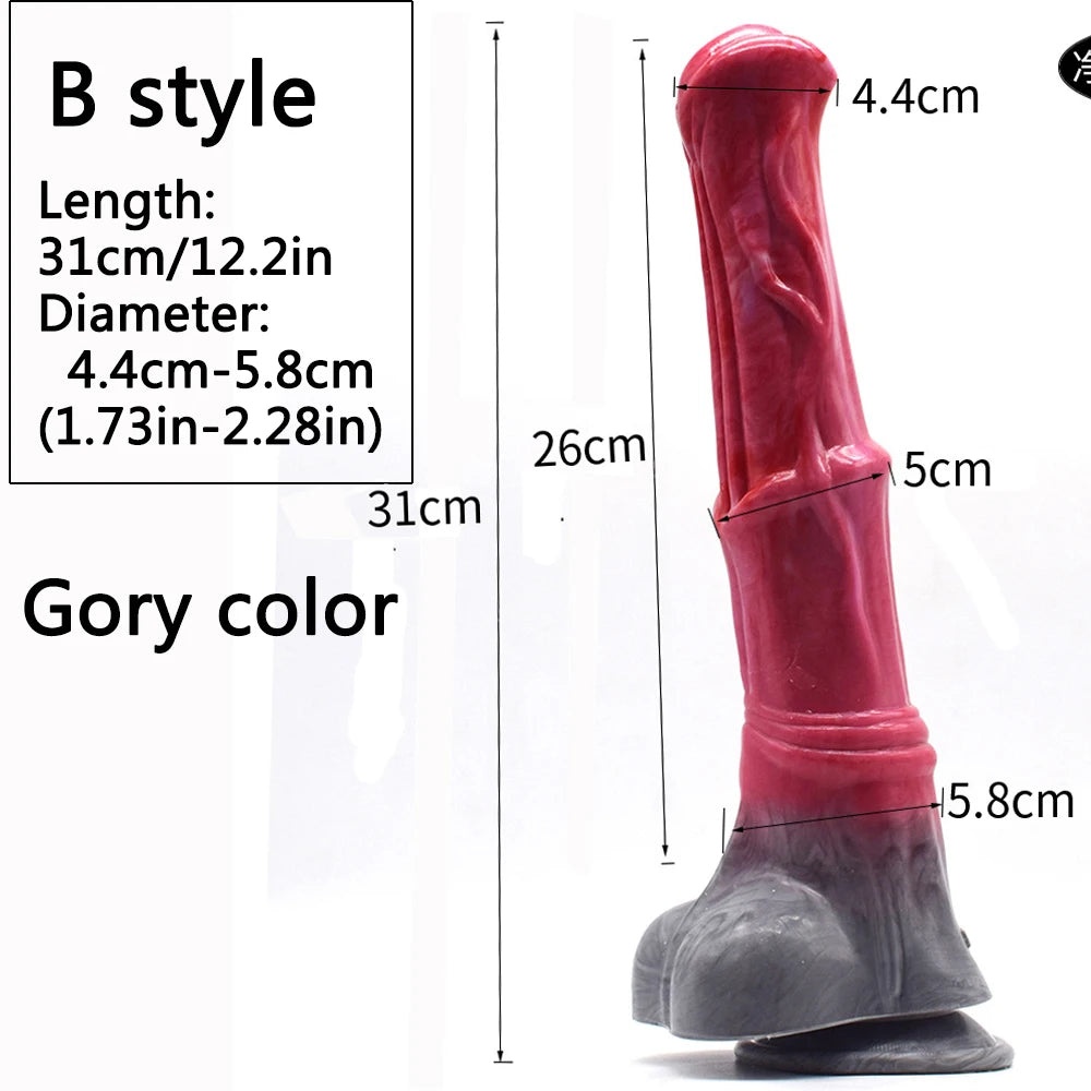 35cm Long Horse Dildo Large Realistic dildo Female Masturbators Silicone Anal Plug Sex Toys for Women FAAK Fake Penis Sex Shop