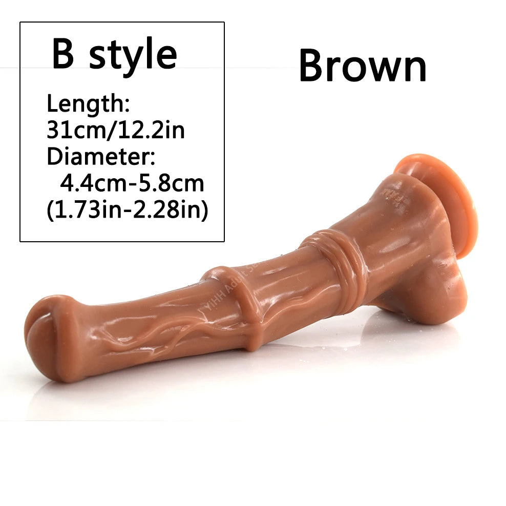 35cm Long Horse Dildo Large Realistic dildo Female Masturbators Silicone Anal Plug Sex Toys for Women FAAK Fake Penis Sex Shop