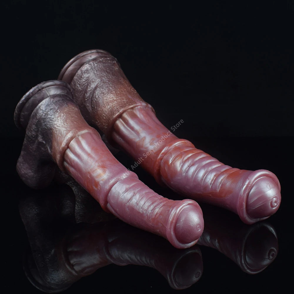 35cm Long Horse Dildo Large Realistic dildo Female Masturbators Silicone Anal Plug Sex Toys for Women FAAK Fake Penis Sex Shop